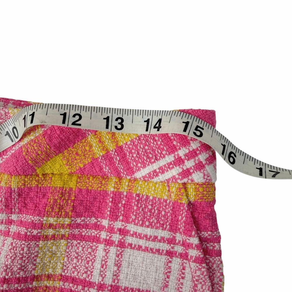 New Women’s Trina Turk Corbin 2 Plaid Tweed Shorts Size 6 - Picture 11 of 12